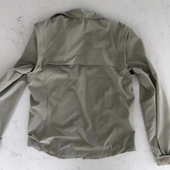 Tilley Endurable Canada Full Zip Nylon Jacket/Vest w Detachable Slvs Khaki Sz M - Picture 10 of 16